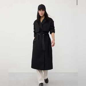 Banana Republic Black Trench Coat